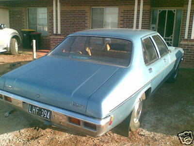 HQ Holden in Hacienda Blue Metallic — Kingswood Sedan