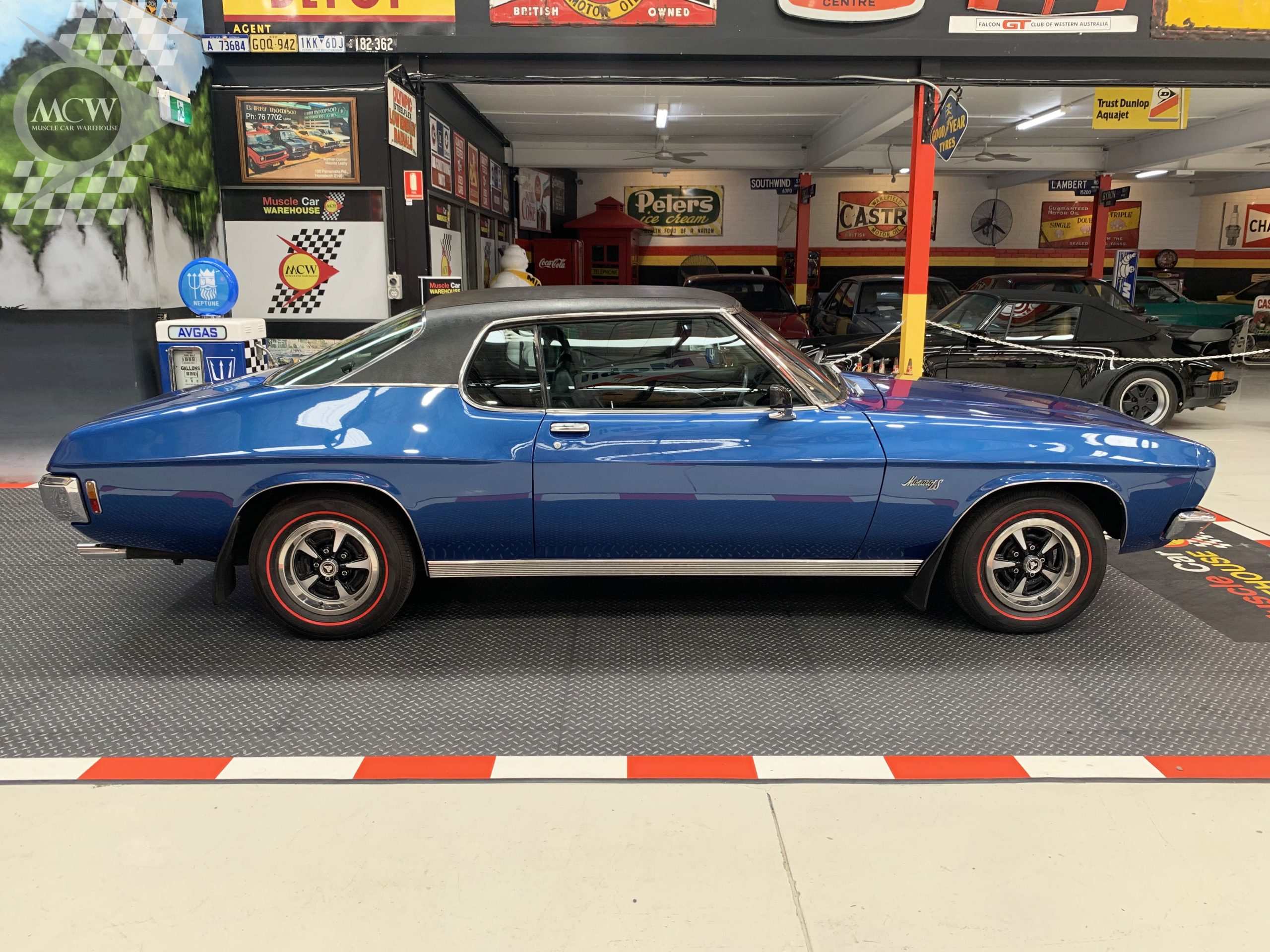 HQ Holden in Spartacus Blue Met — LS Monaro Coupe