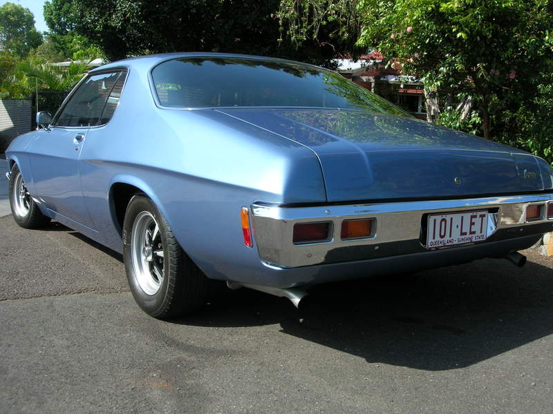 HQ Holden in Zodiac Blue Met — Monaro Coupe