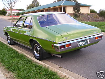 HQ Holden in Lime Green — Premier Sedan
