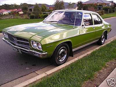 HQ Holden in Lime Green Mk2 Met — Premier Sedan