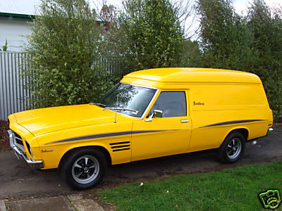 HQ Holden in Chrome Yellow — Belmont Panel Van