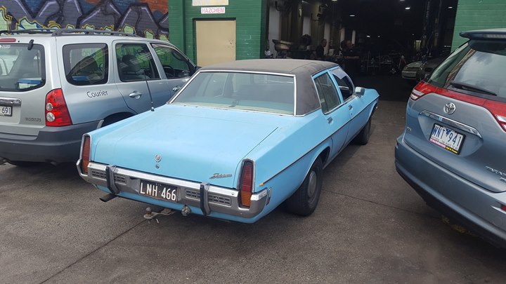 HQ Holden in Frost Blue — Statesman Custom Sedan
