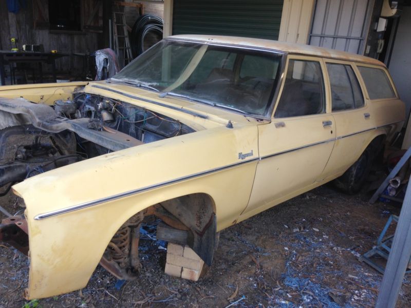 HX Holden in Qld Ambulance Cream — Kingswood Station Wagon