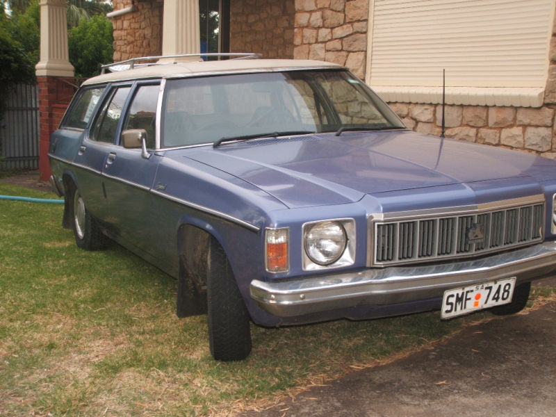 HX Holden in Royal Plum Met — Kingswood Station Wagon