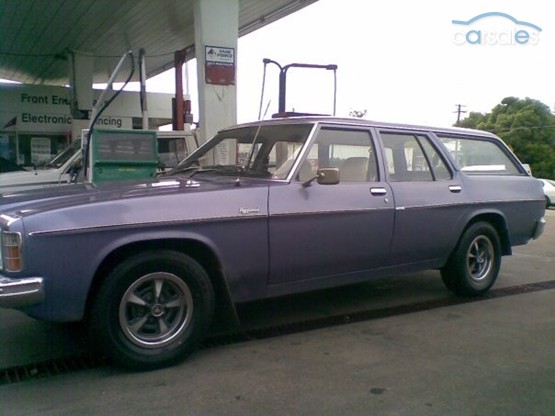 HX Holden in Royal Plum Met — Kingswood Station Wagon