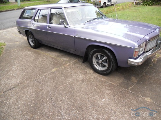 HX Holden in Royal Plum Met — Kingswood Station Wagon