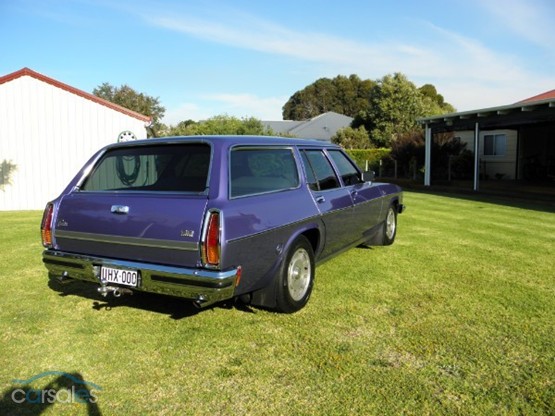 HX Holden in Royal Plum Met — Premier Station Wagon