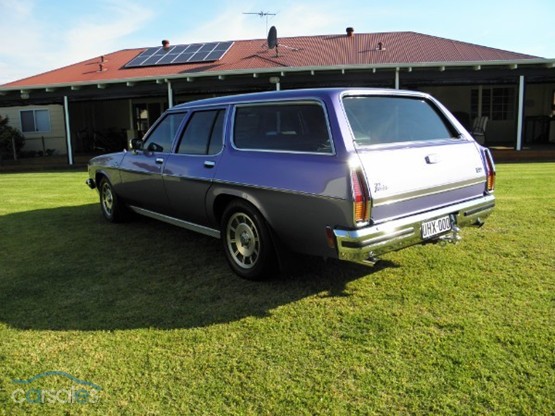 HX Holden in Royal Plum Met — Premier Station Wagon