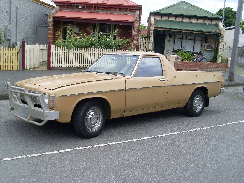 HX Holden in Durham Beige — Holden Coupe Utility