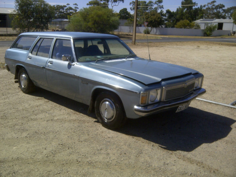 HZ Holden in Atlantis Blue Met