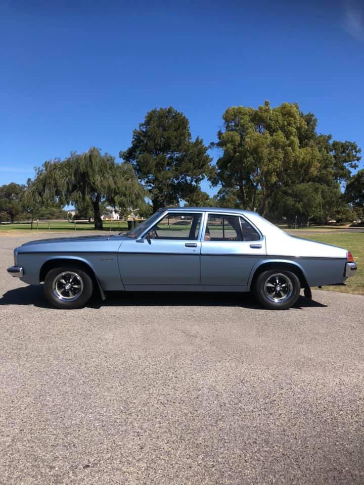 HZ Holden in Atlantis Blue Met