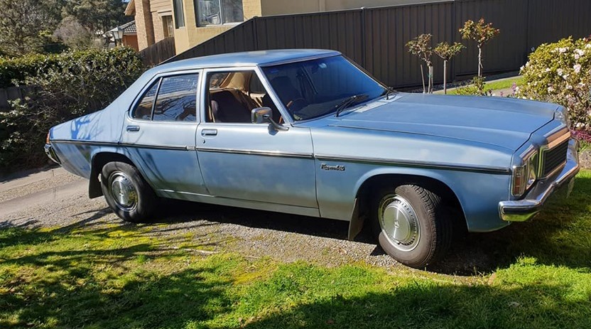 HZ Holden in Atlantis Blue Met