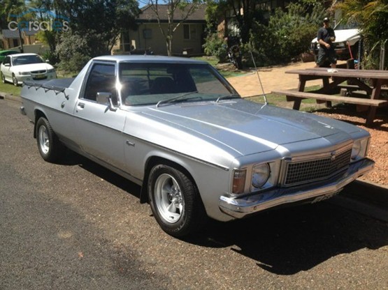 HZ Holden in Aztec Silver Met