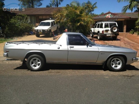 HZ Holden in Aztec Silver Met
