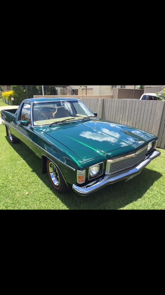 HZ Holden in Malachite Met — Kingswood Coupe Utility