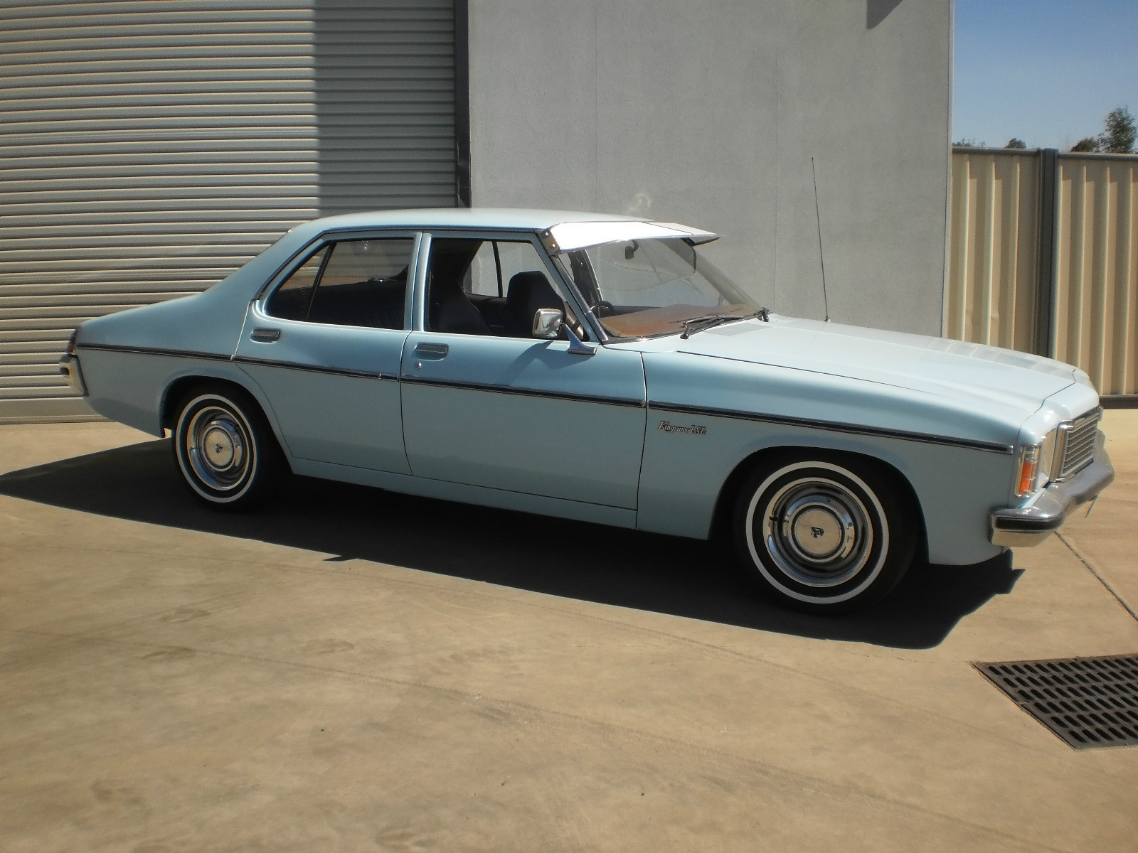HZ Holden in Opaline Blue — Kingswood SL Sedan