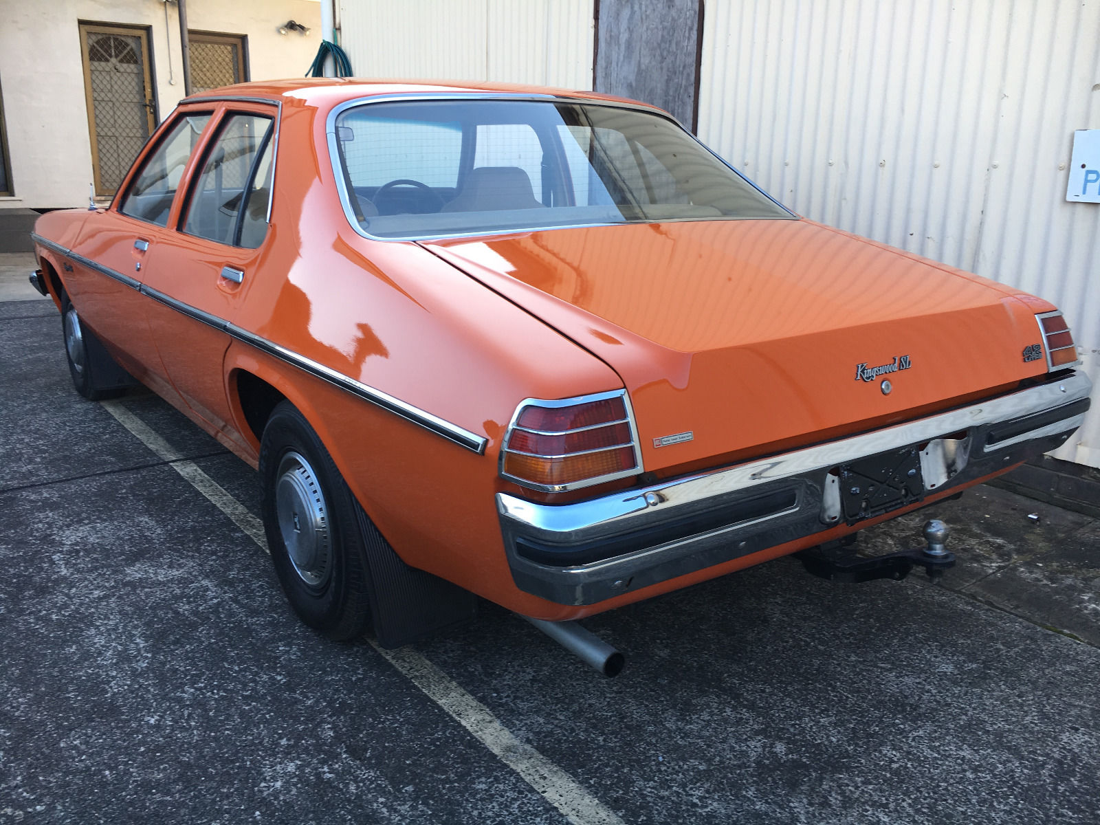 HZ Holden in Valencia Orange — Kingswood SL Sedan