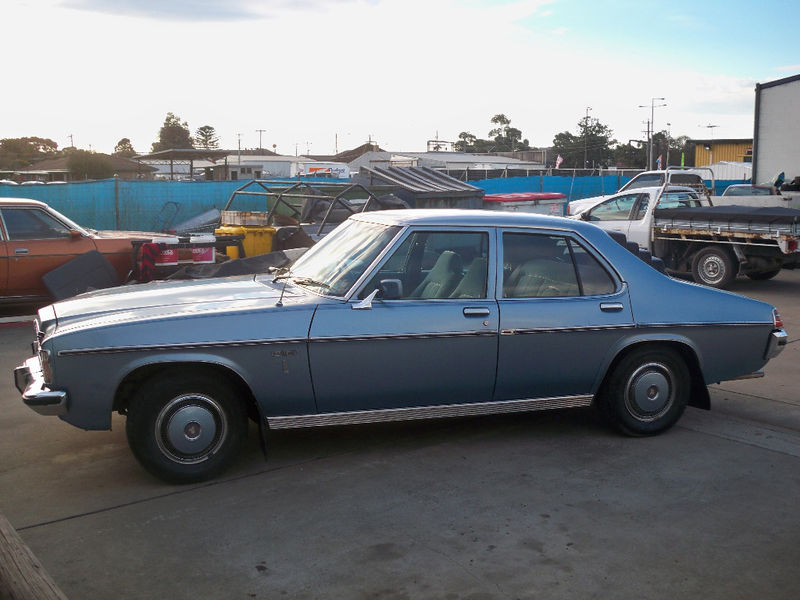 HZ Holden in Atlantis Blue Met — Premier Sedan