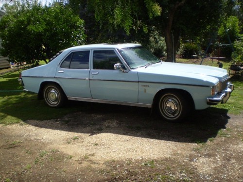 HZ Holden in Opaline Blue — Premier Sedan