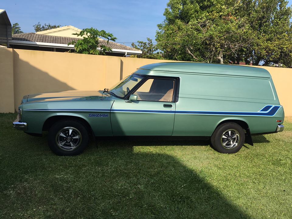 HZ Holden in Sage Green Met — Sandman Panel Van