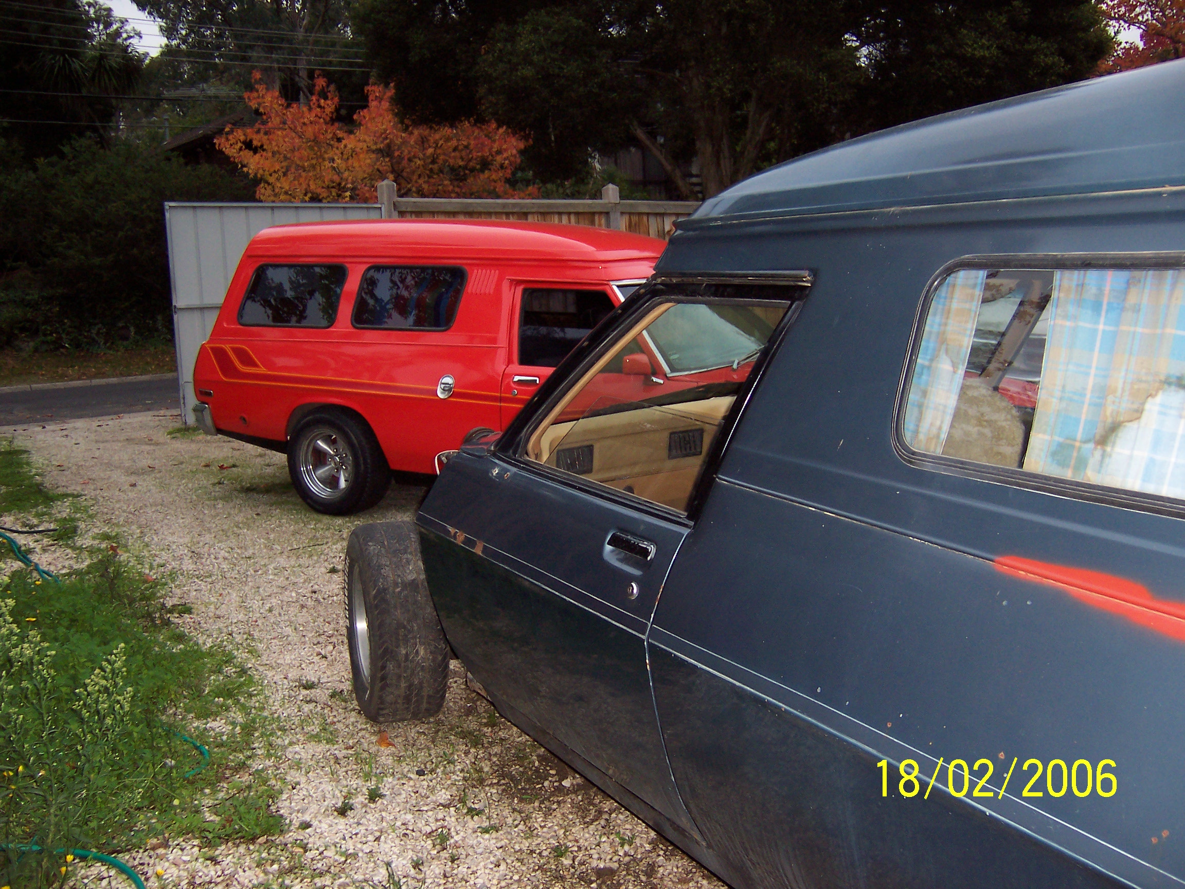 HZ Holden in Mistral Grey Met — Sandman Panel Van
