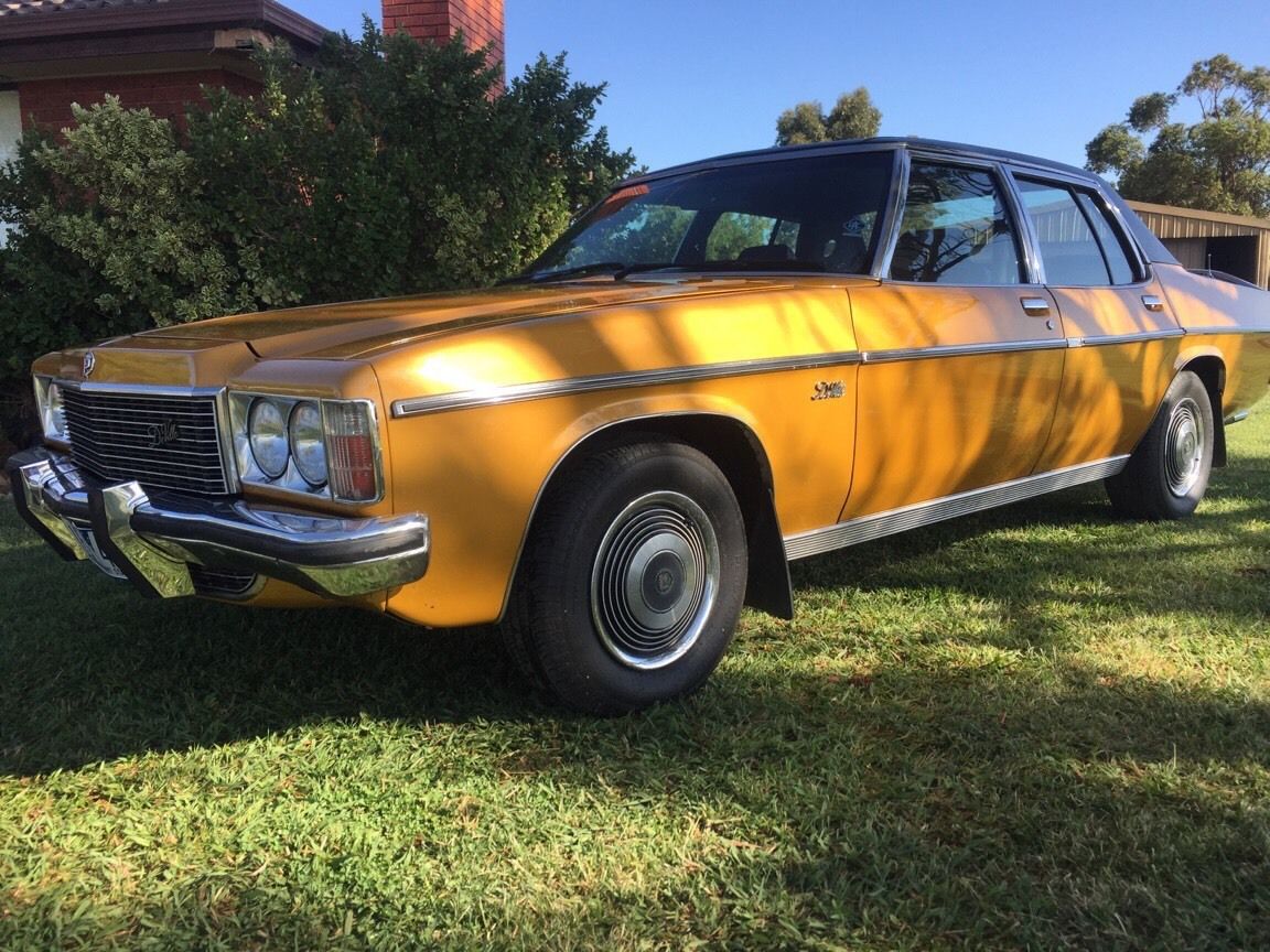 HZ Holden in Dynasty Gold Met — Statesman DeVille Sedan