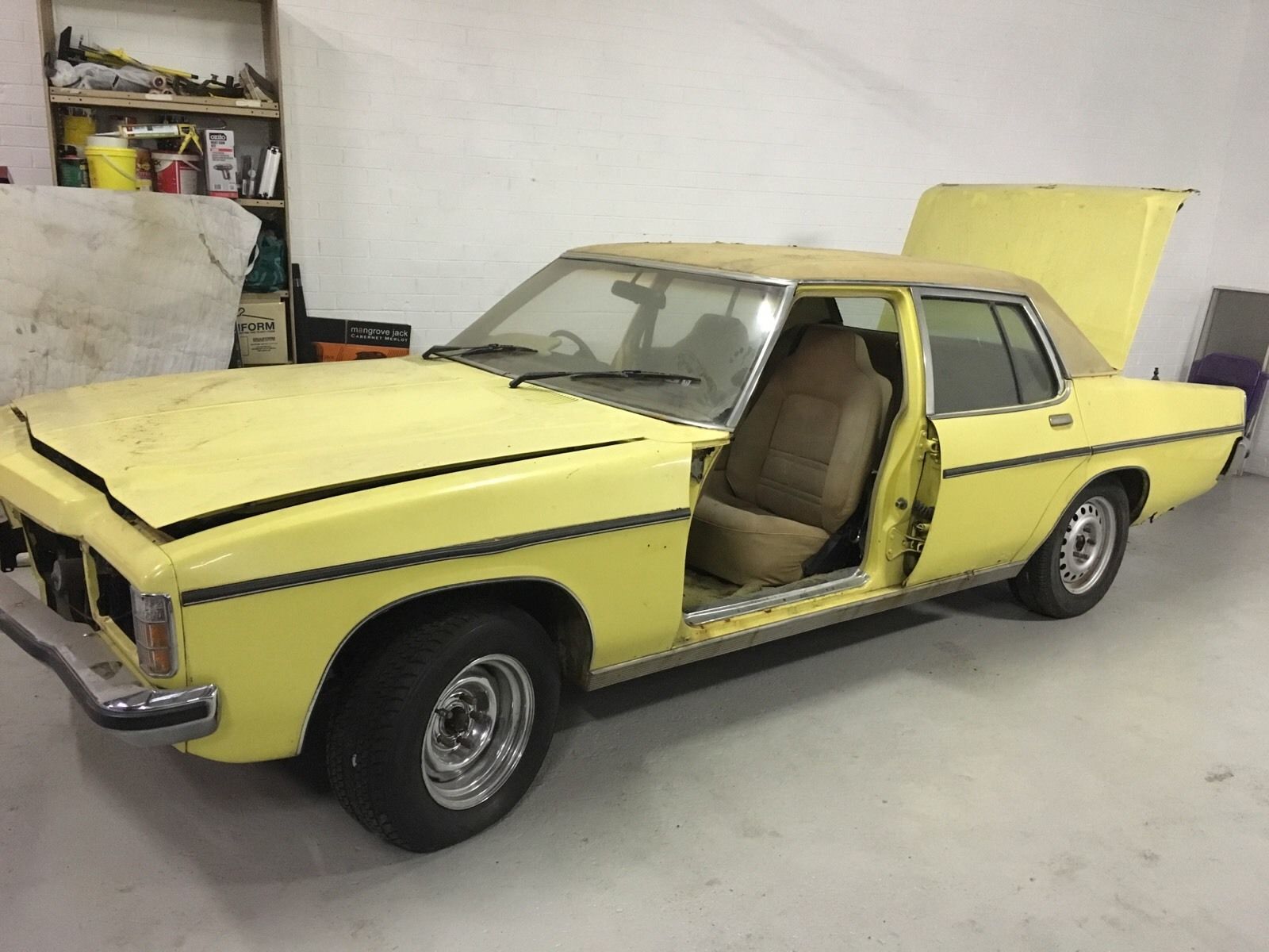 HZ Holden in Jasmine Yellow — Statesman DeVille Sedan