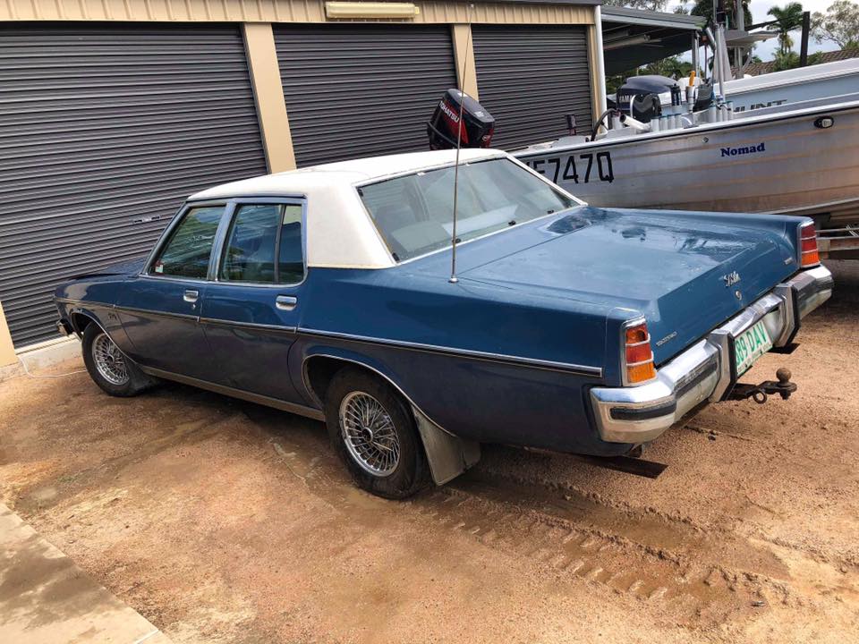 HZ Holden in Mirage Blue Met — Statesman DeVille Sedan