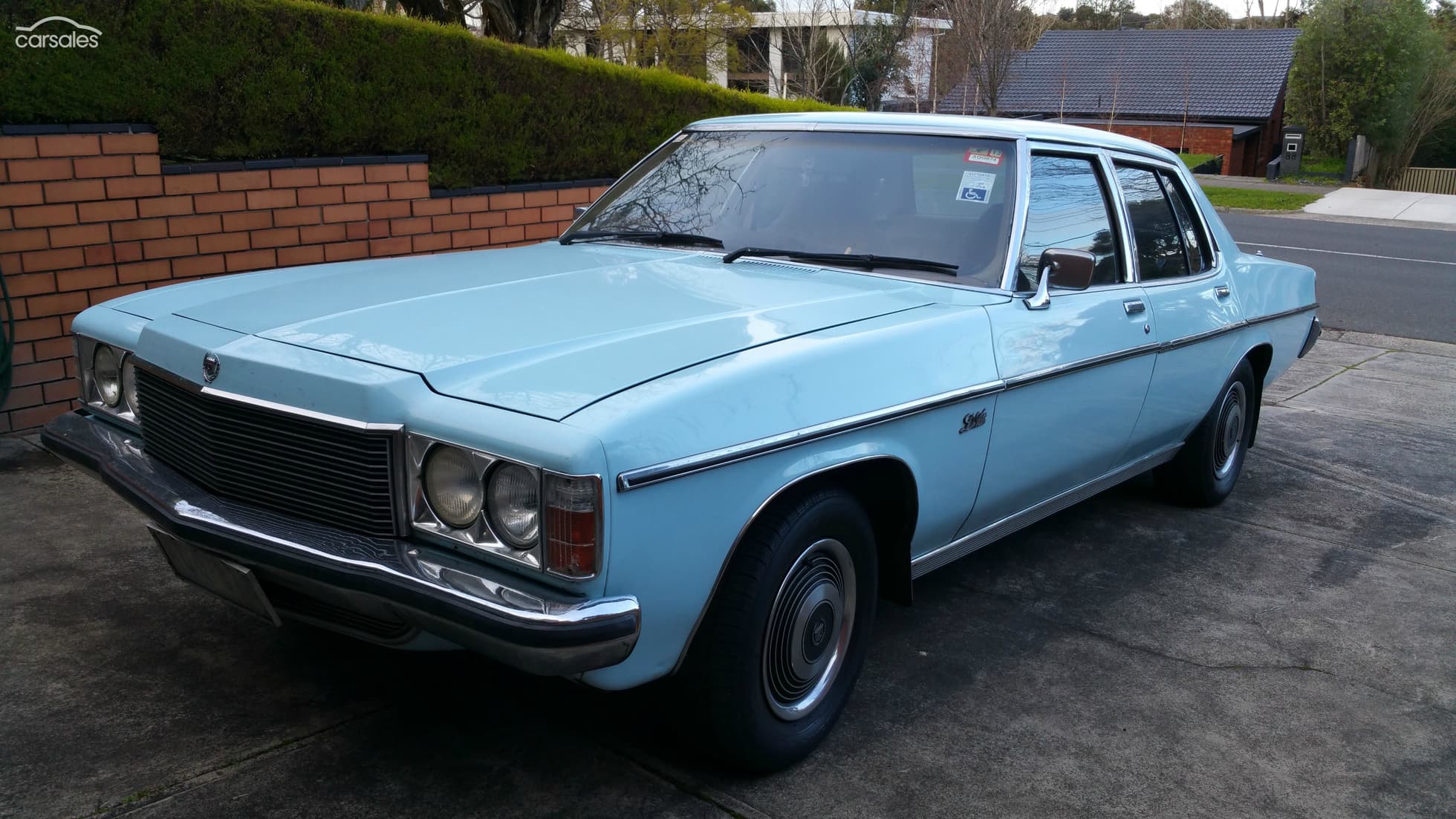 HZ Holden in Opaline Blue — Statesman DeVille Sedan