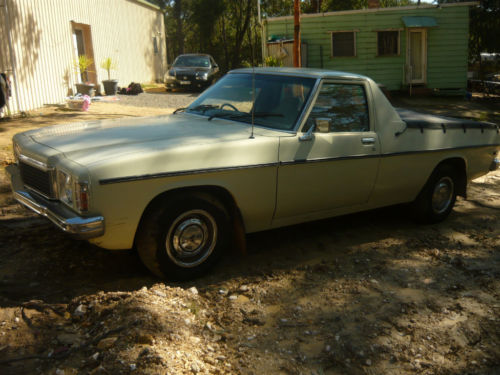 HZ Holden in Chamois — Holden Coupe Utility