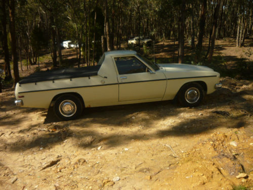 HZ Holden in Chamois — Holden Coupe Utility