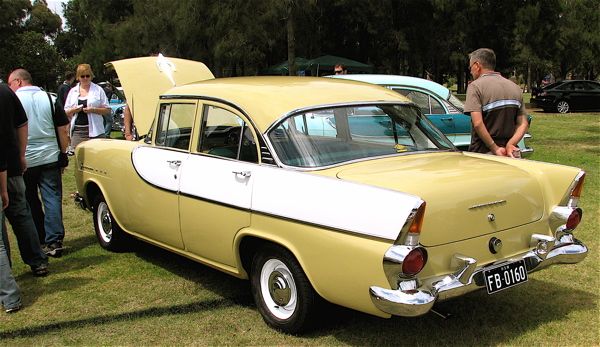 FB Holden in Fernando Yellow with Artic Beige Insert — Special Sedan
