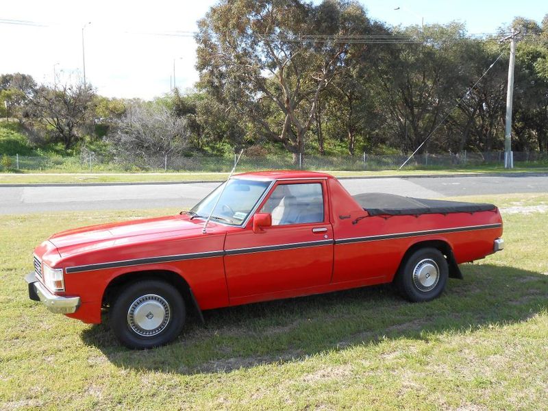 WB Holden in Flamenco Red — Kingswood Coupe-Utility