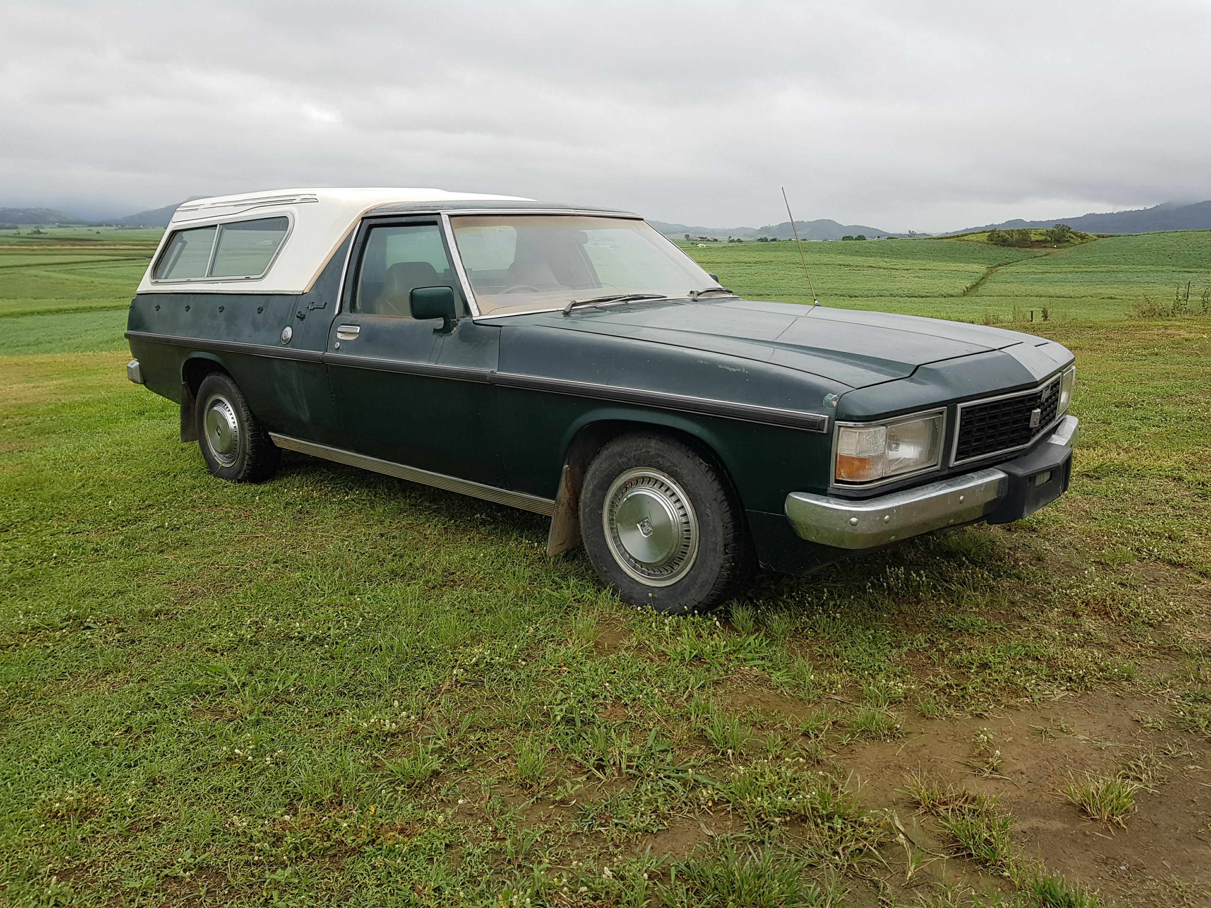 WB Holden in Malachite Met — Kingswood Coupe-Utility