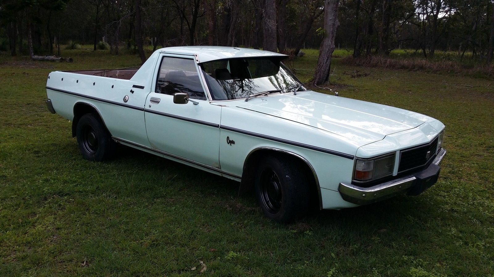 WB Holden in Mist Green — Kingswood Coupe-Utility