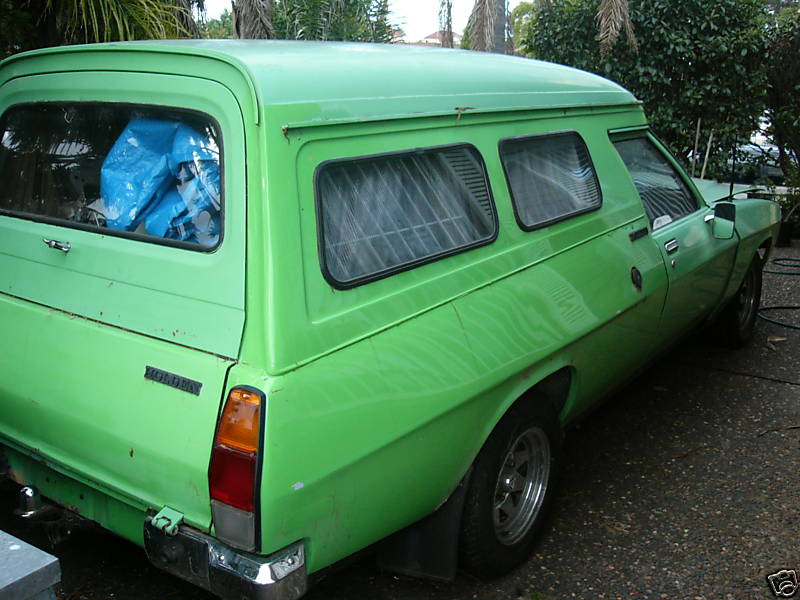 WB Holden in Panama Green — Panel Van