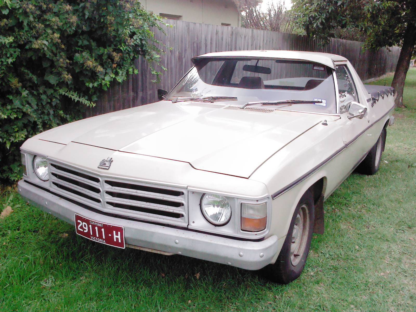 WB Holden in Kiewa Grey (State Electricity Commission. Vic) — Coupe-Utility