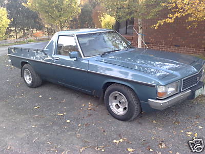 WB Holden in Tahitian Blue Met — Coupe-Utility