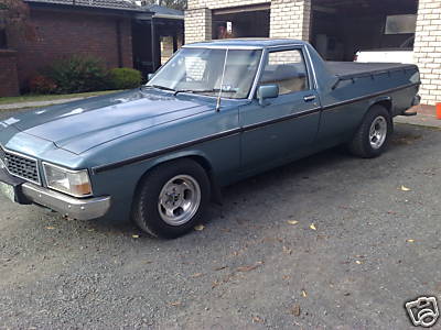 WB Holden in Tahitian Blue Met — Coupe-Utility