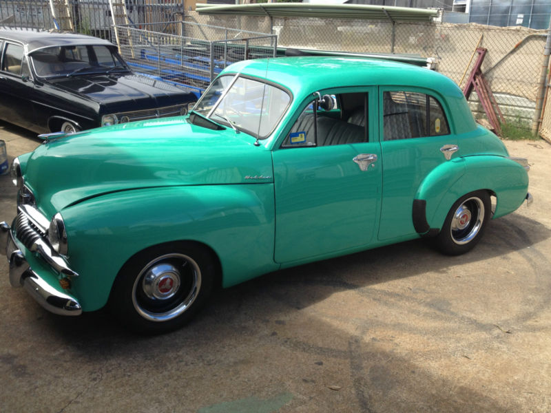 FJ Holden in Carema Green Met — Standard Sedan