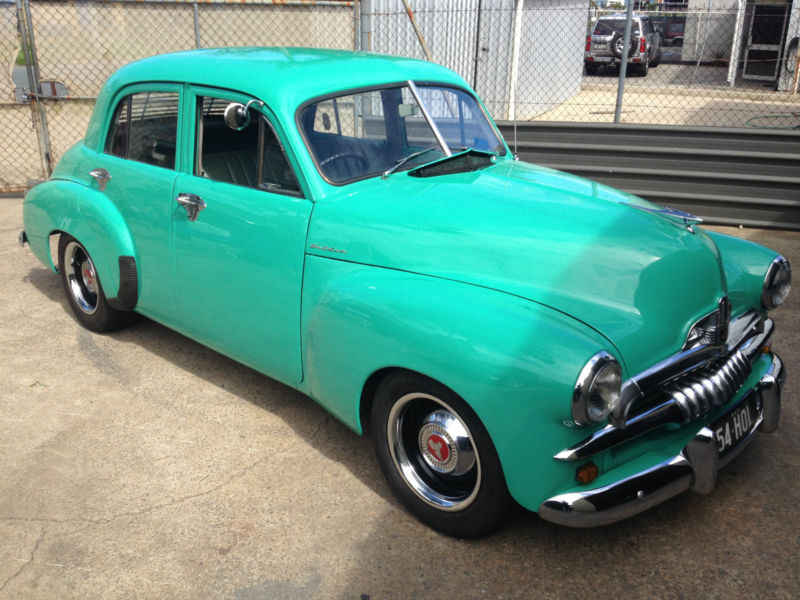 FJ Holden in Carema Green Met — Standard Sedan