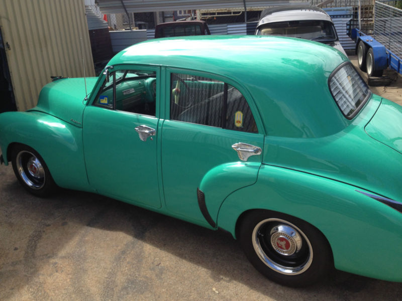 FJ Holden in Carema Green Met — Standard Sedan