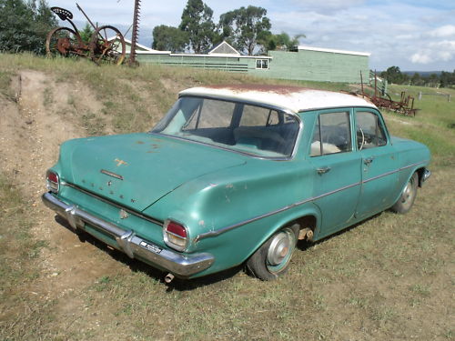 EJ Holden in Atherton Ivory over Wimmera Green Met — Premier Sedan