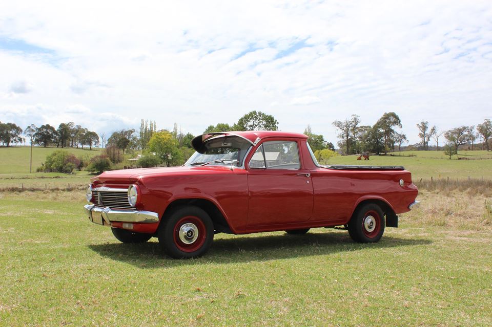 EH Holden in Post Office Red/Mercury Red (PMG) — Coupe-Utility
