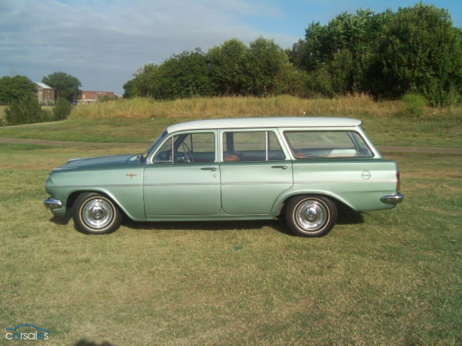 EH Holden in Fowlers Ivory over Valley Mist Green Met — Premier Station Sedan