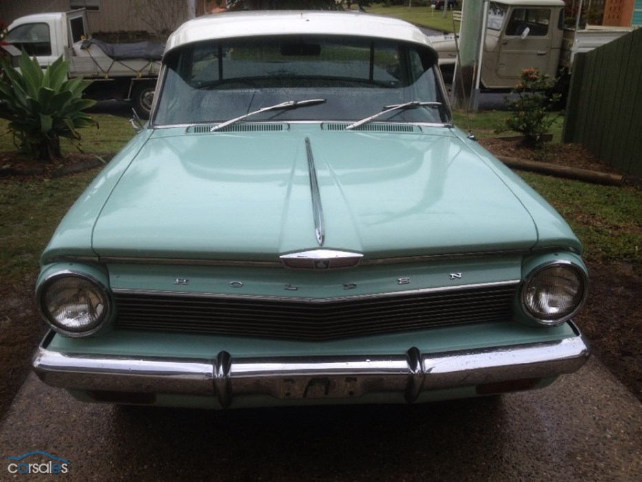 EJ Holden in Atherton Ivory over Benalla Turquoise — Coupe-Utility