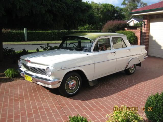 EJ Holden in Loddon Green over Atherton Ivory — Special Sedan