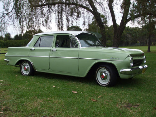 EJ Holden in Atherton Ivory over Sepik Green — Special Sedan
