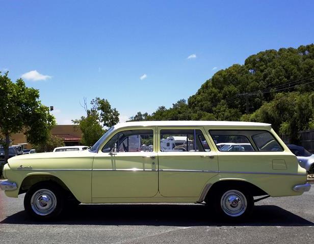 EJ Holden in Atherton Ivory over Cottesloe Cream — Special Station Sedan